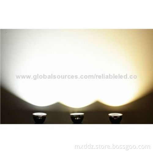 5W COB MR16/GU10/E27 Epistar Chip Warm Cool White 550-600lm High-power LED Spotlights, CE Mark